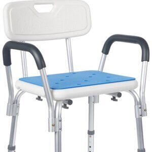 Medokare Premium Shower Chair Shower Seat for Seniors Elderly Handicap Disabled